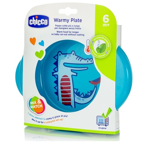 Chicco Халуунаа хадагладаг таваг/цэнхэр/ 6m+